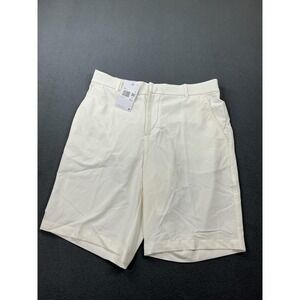 Nike Golf Shorts Mens 32 White Dri-FIT Standard Fit Stretch Performance NEW